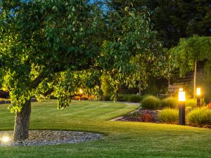 Can I integrate lighting with outdoor sound systems?